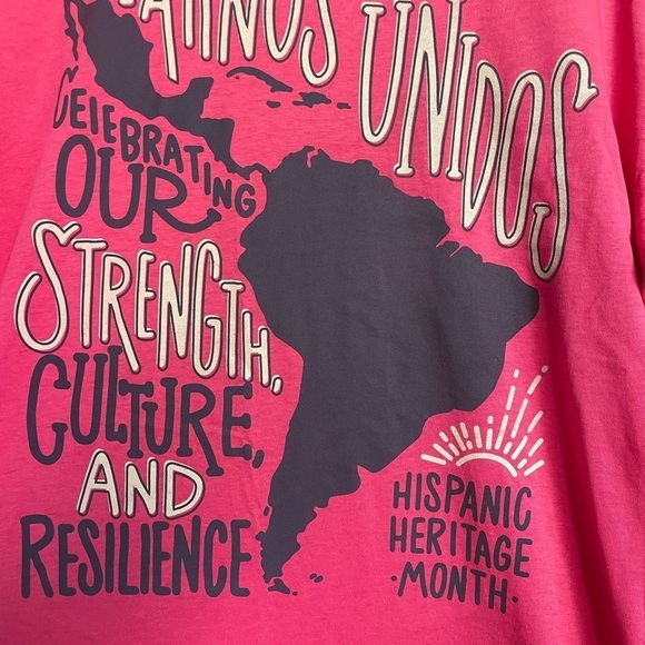 Hybrid Hispanic Heritage month tee red - Picture 2 of 5